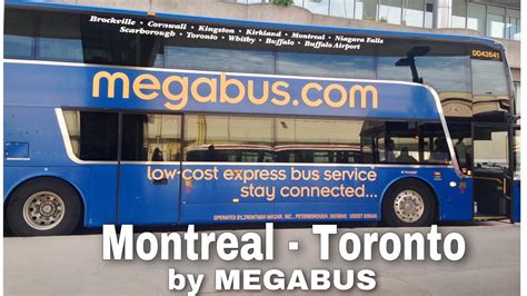 megabus from toronto to montreal